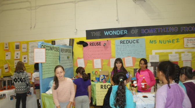 New Rochelle Columbus School Takes Recycling To The Convention