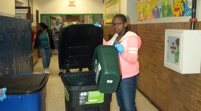 New Rochelle Recycling Club Students Making IEYMS A Greener Place