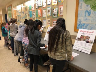 White Plains Post Rd students participate in Environmental Scavenger Hunt