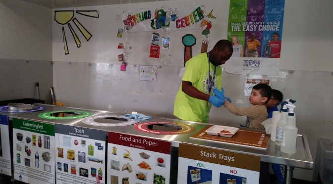 New Rochelle Trinity Lunchroom Cleaner empowering students