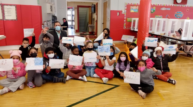 Elmsford 1st graders make a difference